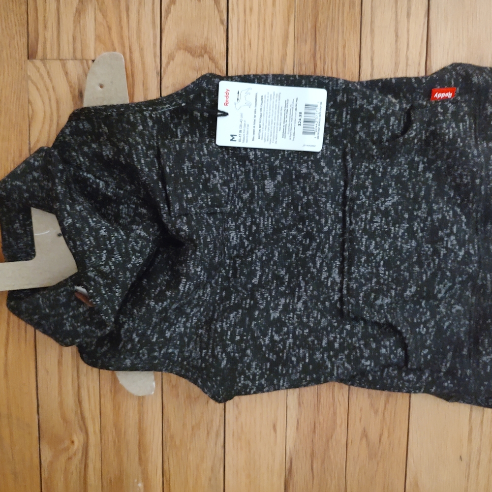 Cozy Black Dog Sweater by REDDY
